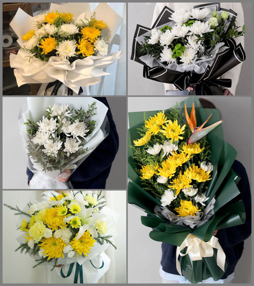 湖南永州祁阳县白水镇向阳村白事花束代送